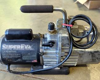 SuperEVac Vacuum Pump, Model # 93590