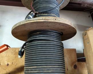 Spool Of Bronco 66 Heavy Duty Electrical Wiring, 600- 2000 Volts, Unknown Length, Qty 2 Spools