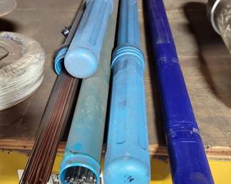 Copper Brazing Rods, Various Sizes And Amounts, Qty 4 Bundles