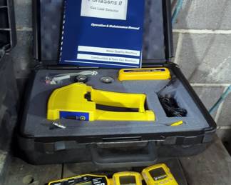PortaSens II Gas Leak Detector, In Hard Sided Case, Includes Manual, UEI Digital Psychrometer, Model DTH35, And Wearable BW GasAlert NH3 Detector, Model GAXT-A2-DL, Qty 2