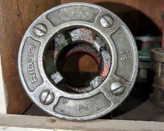 Ridgid Pipe Threading Dies, Various Sizes, Total Qty 4