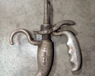 Ridgid Oiler Hand Pump, Model #D-512-1, Smith Welding Flow Meter, Pressure Gauge, Brass Fittings, And More