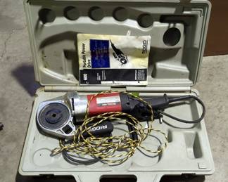 Rigid Portable Power Drive Model 600 In Hard Case With Manual