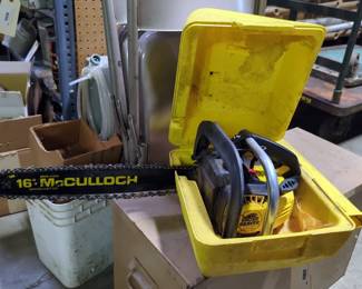 McCulloch Eager Beaver 16" Mini-Pro Chainsaw With Case