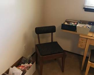 Another sewing chair with under seat storage!