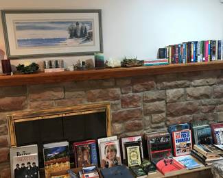 Nice selection of coffee table and other books!