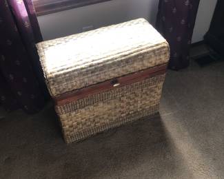 Rattan chest!