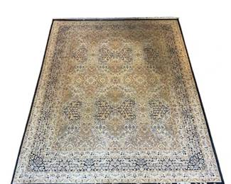 Lot 003.  
Hand Knotted Wool Area Rug, Middle Eastern Pattern