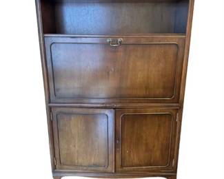 Lot 189  
Antique Carved Secretary Desk