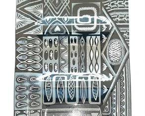 Lot 063  
Vintage MCM Divided Dish Glass Serving Platter