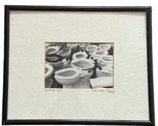 Lot 041 
"Put The Seat Down" by Chris Coffey