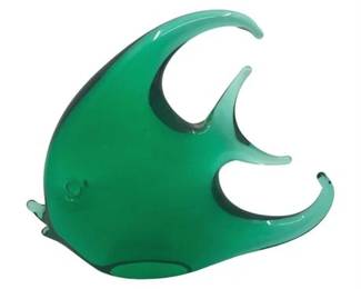 Lot 160
Murano Italy Hand Blown Glass Green Fish Signed By V. Nason