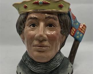 Lot 269 
Royal Doulton Character Jug D6671 Henry V Second RD 5586