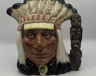 Lot 274  

Royal Doulton Character Jug "North American Indian" D6811
