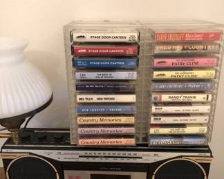 CASSETTE PLAYER AND TAPES