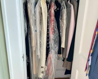 Variety of women’s clothing.