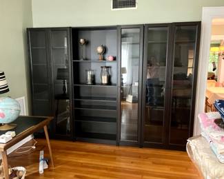 IKEA like new wall unit. Comes in four pieces. You can buy individual or the entire system. 