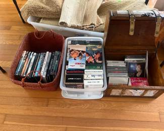 CDs, DVDs, and VHS