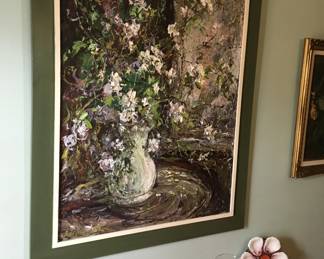 Vintage Impasto in original frame.  Signed but we can not make it out....yet