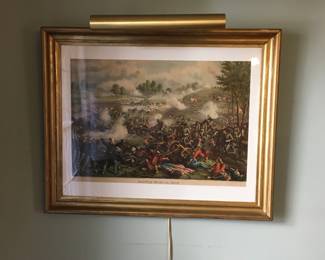 Cival war scene 1889 Kurz & Allison