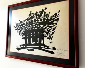 Ini  Kumo   signed, dated and numbered