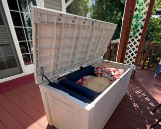 Outdoor storage chest. Large and clean.