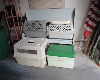 Pet carriers ,  Coleman cooler