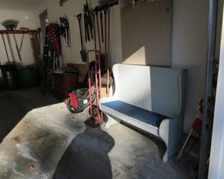 Nice little painted pine bench