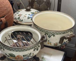 Esta Enamel ware. Complete!