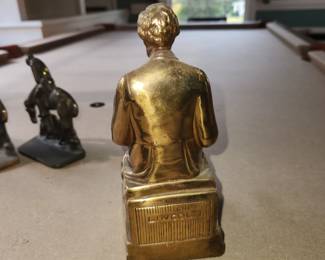 Marion Bronze Abe Lincoln bookends