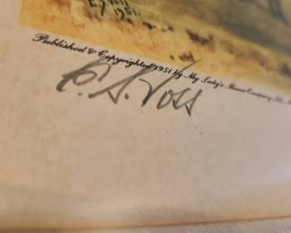 UPDATE: the family has priced the Voss prints at $250.00 EACH.