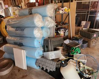 remaining garage items. Ask cashier inside house for garage key