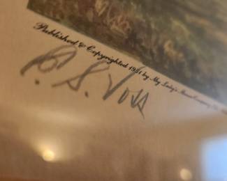 UPDATE: the family has priced the Voss prints at $250.00 EACH.