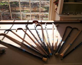 canes and walking sticks
