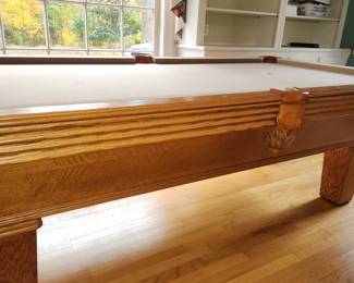 vintage Olhausen Accu-Fast pool table. Available for pre-sale: $1,250.00. 7' 4" long x 44" wide