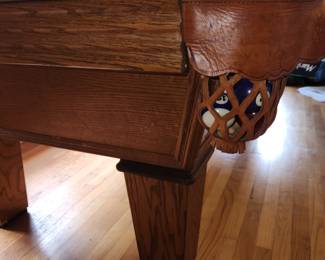 vintage Olhausen Accu-Fast pool table. Available for pre-sale: $1,250.00. 7' 4" long x 44" wide