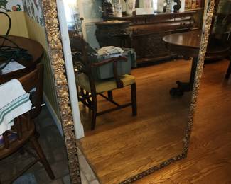 ornate antique wall mirror