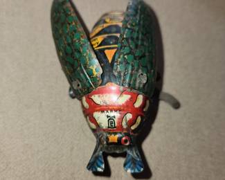 antique Marke Lehmann mechanical beetle toy. Does NOT wind