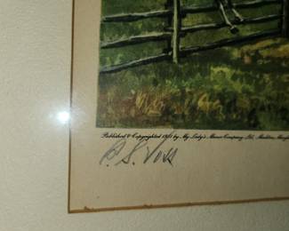 UPDATE: the family has priced the Voss prints at $250.00 EACH.