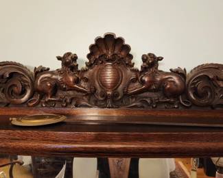 DINING ROOM SET IS "BEST OFFER" WHICH MUST BE ACCEPTED BY THE FAMILY.
matching antique 3 piece solid oak dining set