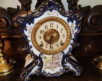 antique clock by Ansonia Clock Company
