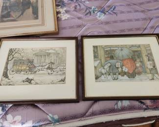 framed Anton Pieck