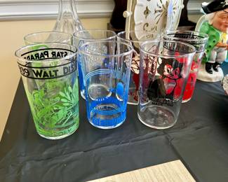 Vintage Disney drinking glasses