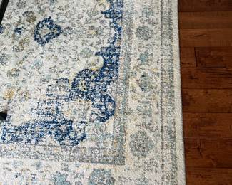 8x11’ area rug blue hues