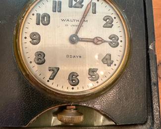Waltham travel clock