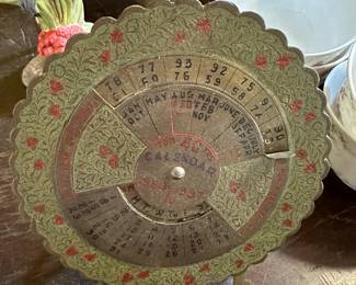 Brass Calender