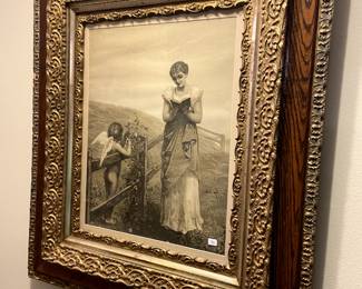 We have several framed antique prints.