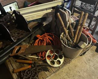 Large collection of vintage tools 