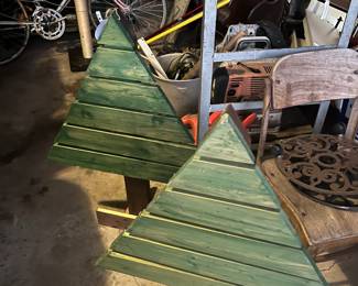 Wooden Christmas trees