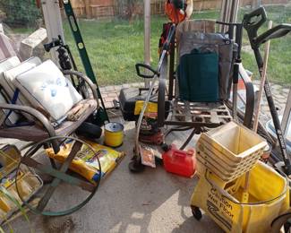 Echo Weed Whipper - Patio Chair's - Mop Bucket - Level - Inflatable Boat - Edger 